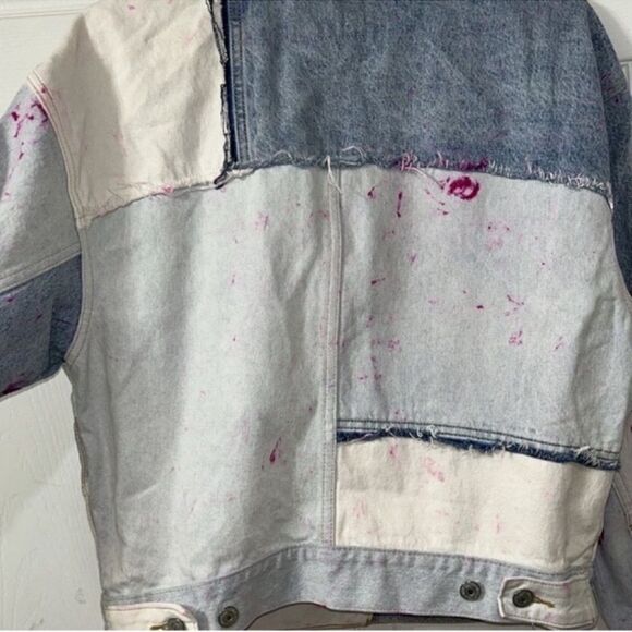 Levi's Light Blue Denim Oversized Jacket(Size XS) - Picture 7 of 13